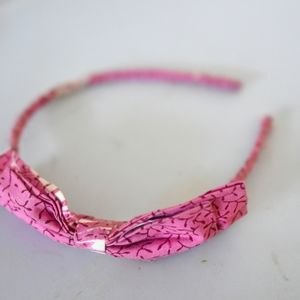 African Print Bow Headband